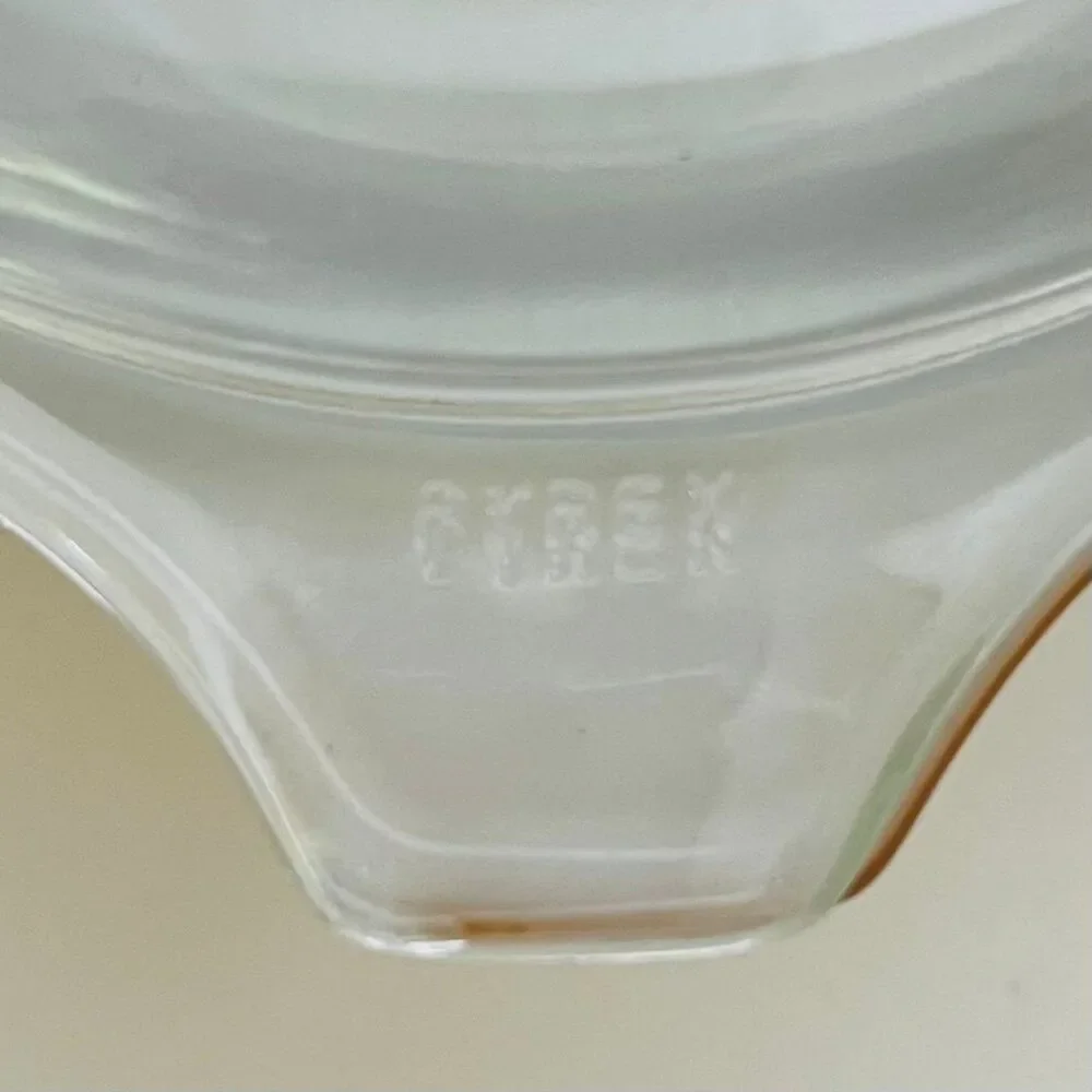 PYREX Brown White Woodland 472 B Casserole Dish 750 ml With Lid